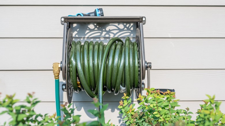 decorative hose storage