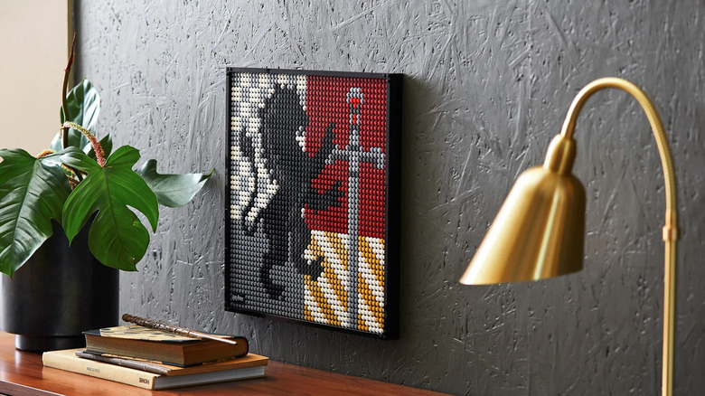 LEGO Gryffindor wall art