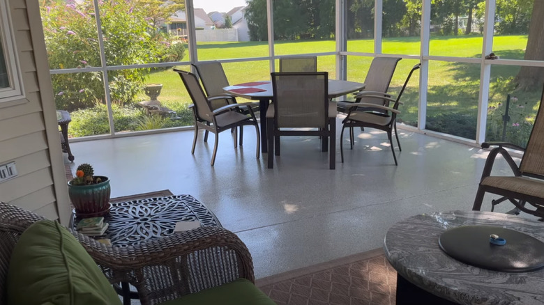 contemporary sunroom