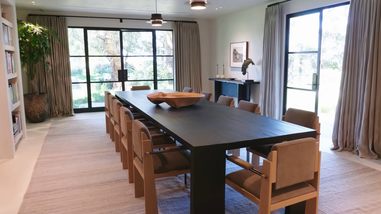 modern dining room table