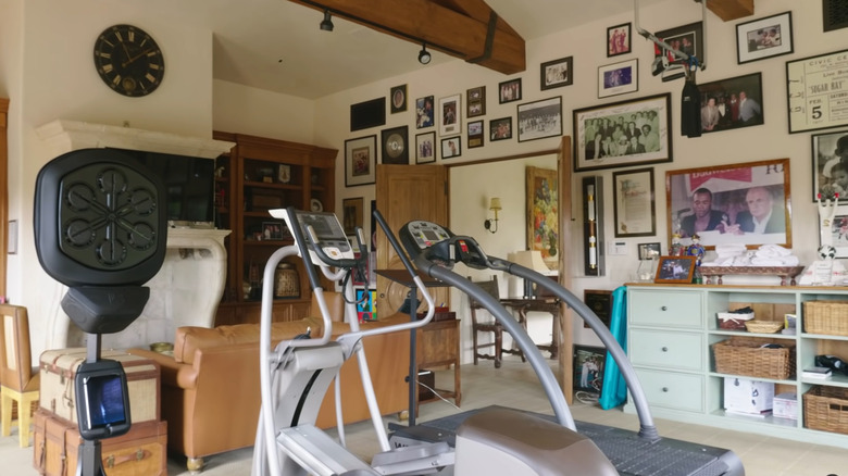 home office and gym