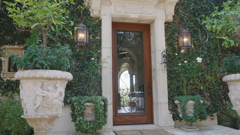 exterior stone work in mansion