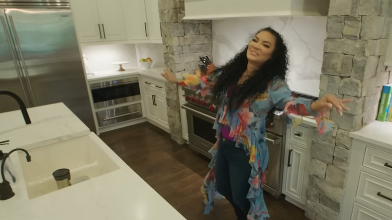 Egypt Sherrod in her white kitchen