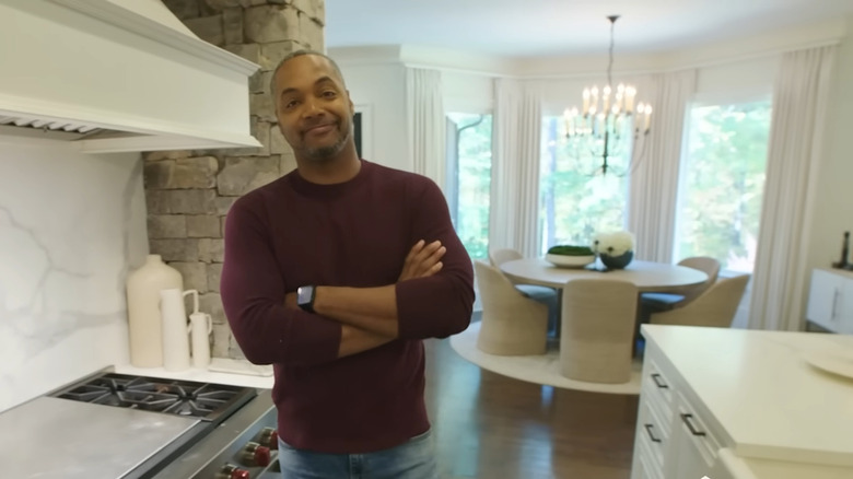 Mike Jackson standing in breakfast room