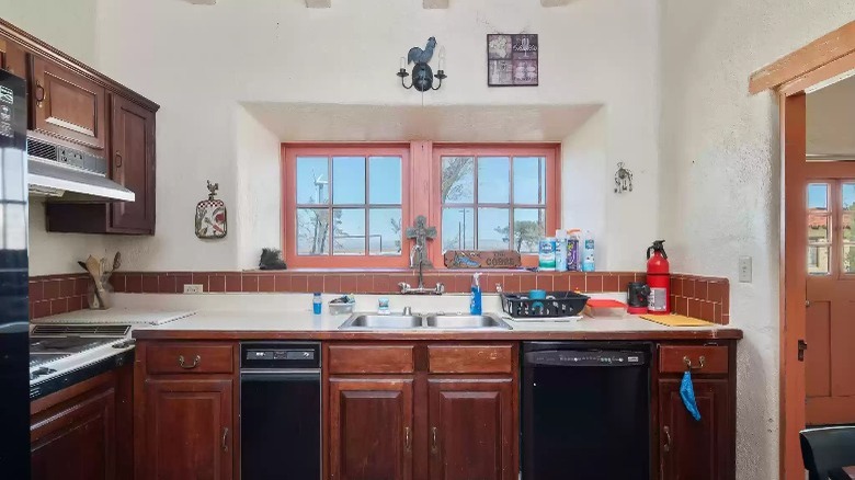 kitchen with cabinetry