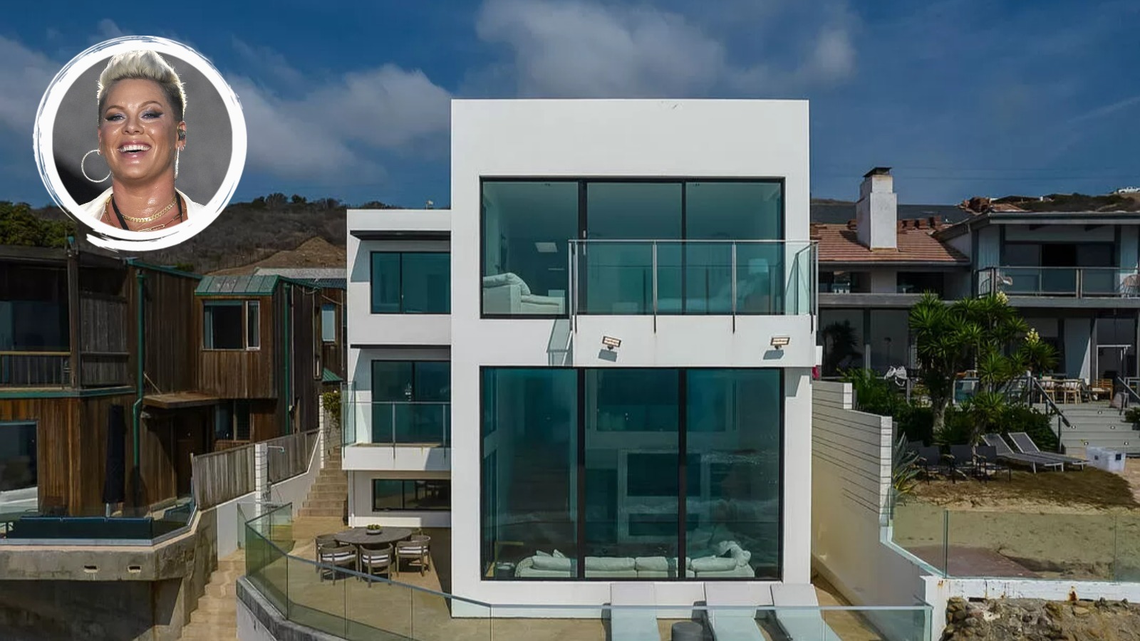 Take A Tour Of The Oceanfront Malibu Home Pink Is Selling For $14 Million