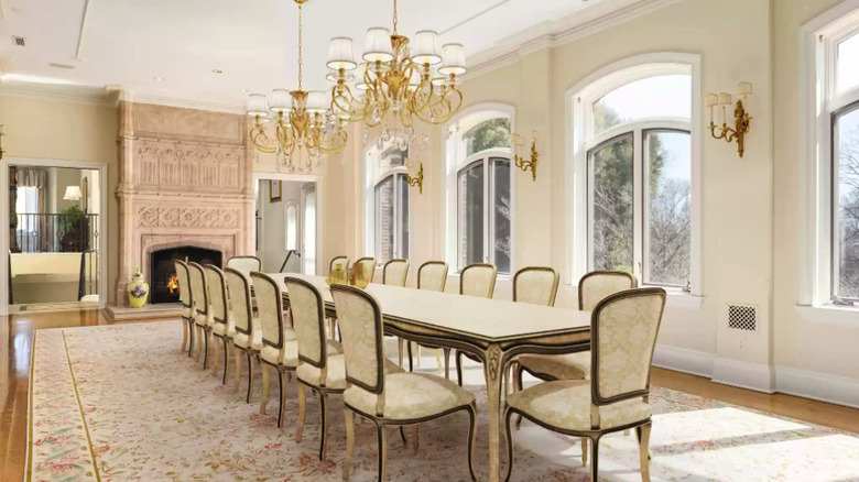 Ornate dining room