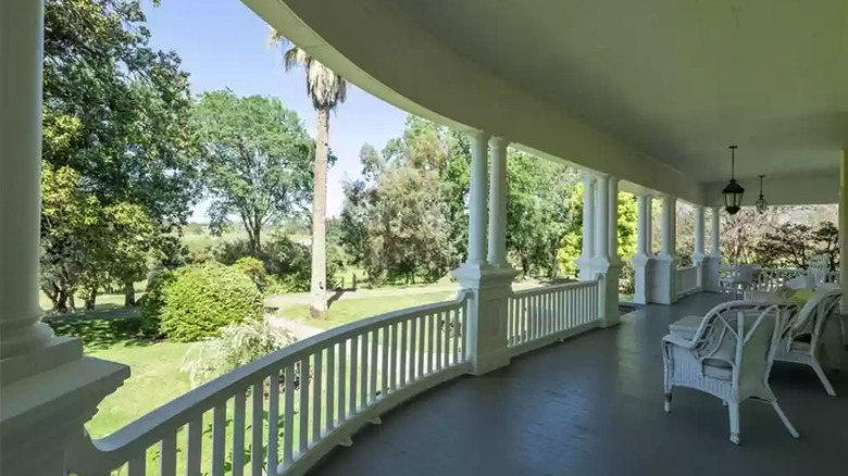 Wraparound porch