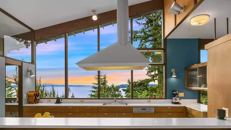 Kitchen view of Puget Sound