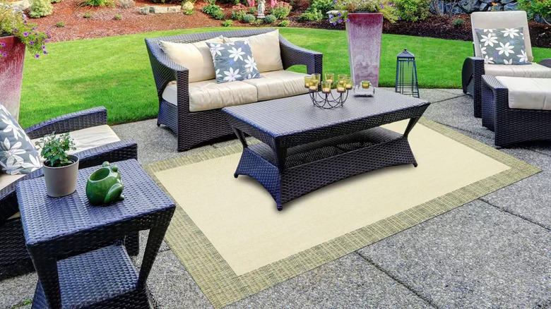 Target beige outdoor rug