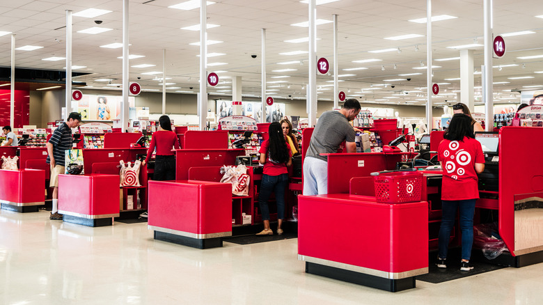 people shopping at target 