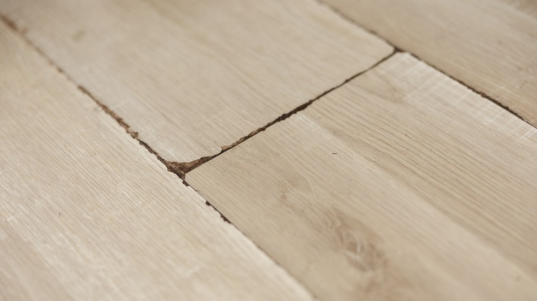 Warping on edges of flooring