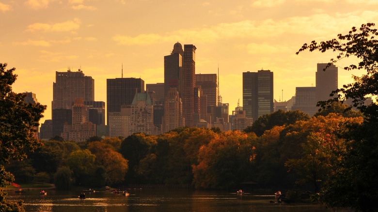 Sunset on Centennial Park