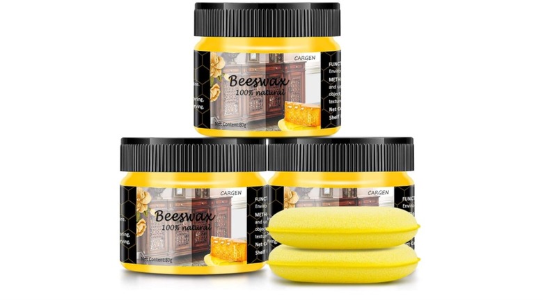 Three jars of CARGEN beeswax