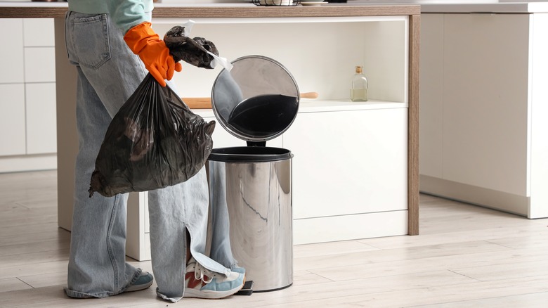 kitchen garbage can