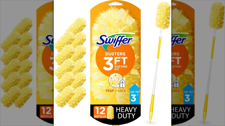 A product shot of the Swiffer Dusting Kit