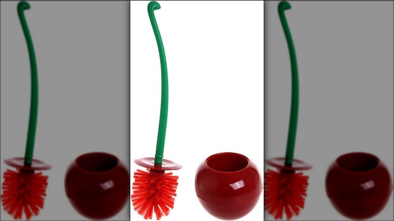 Cherry shaped toilet brush