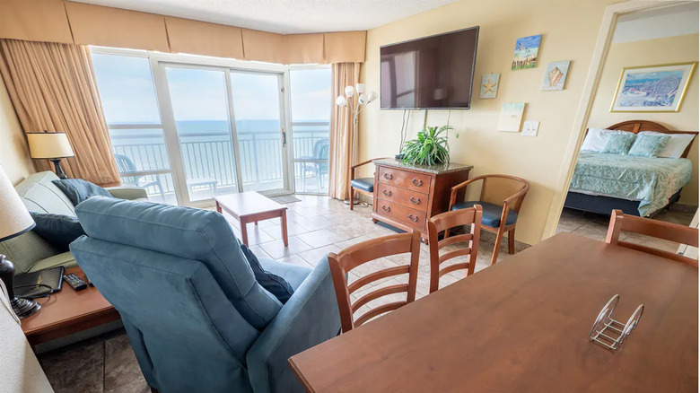 Condo with beach view