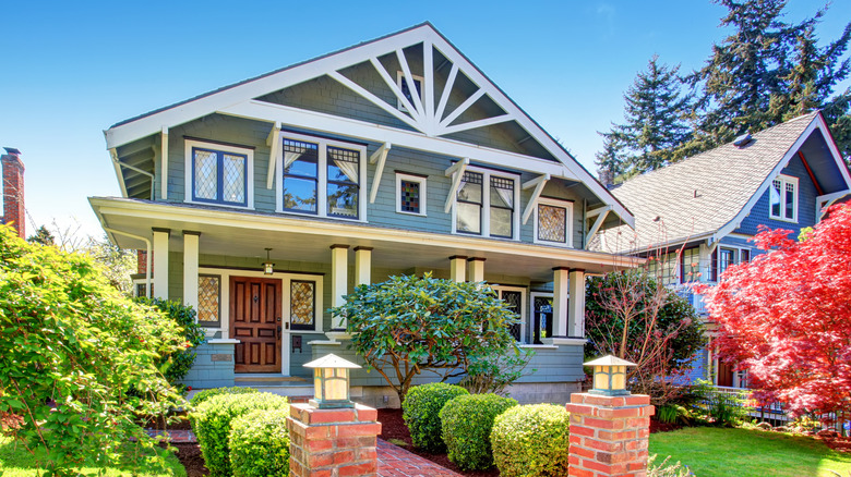 Exterior of Craftsman home