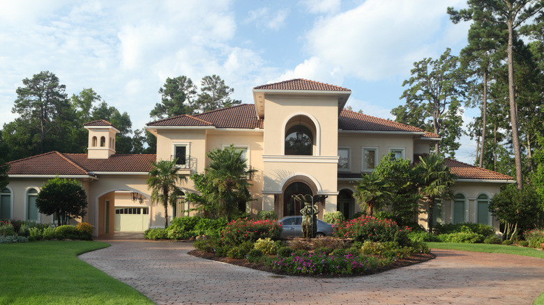 Exterior of Mediterranean home