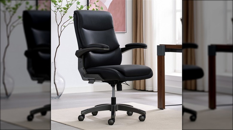 black office chair