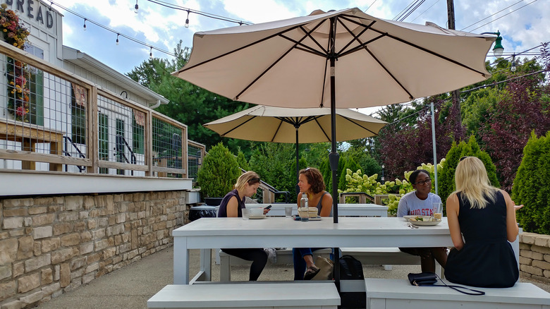 Clintonville restaurant outside patio