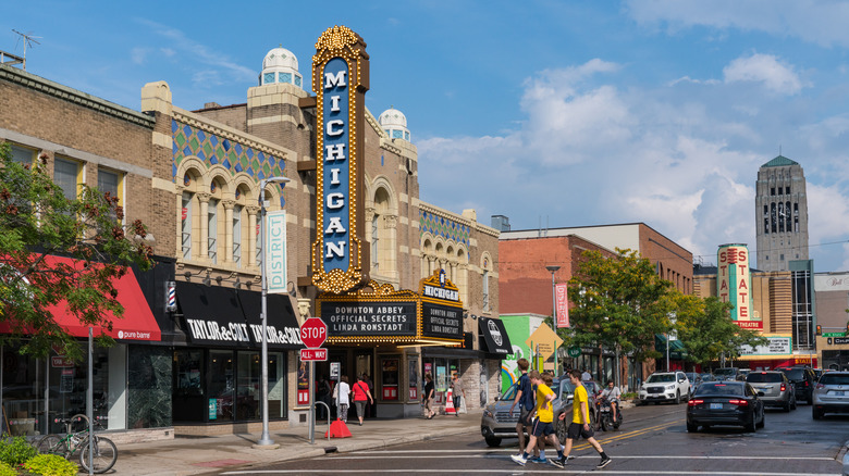 View of downtown Ann Arbor