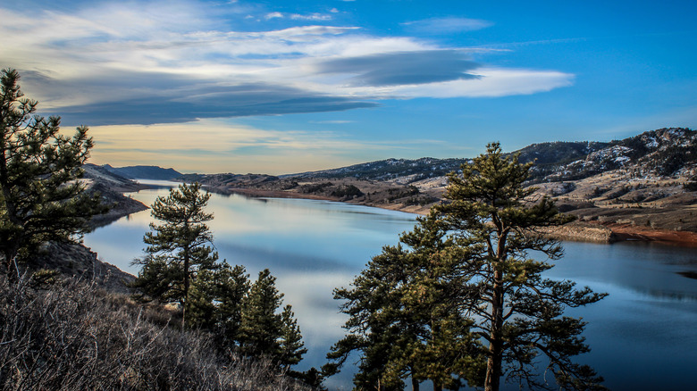 Horsetooth Reservoir in Colorado
