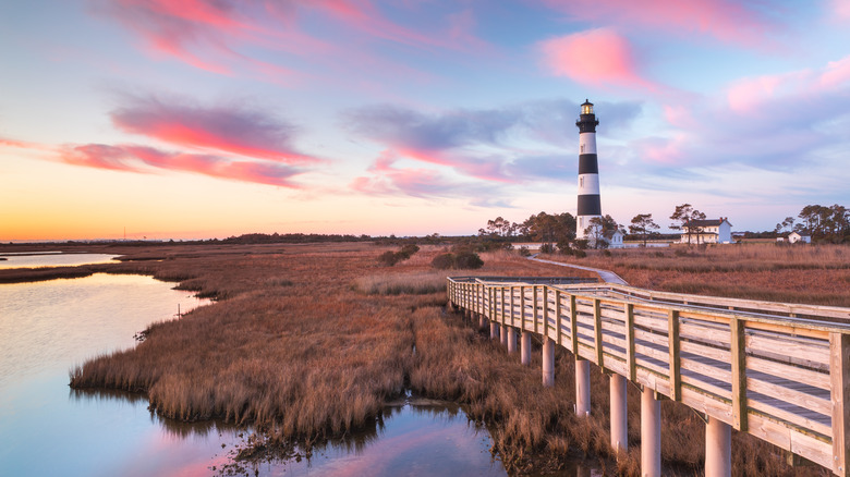 the North Carolina coastline