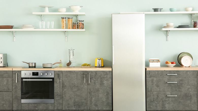 kitchen with stainless steel appliances