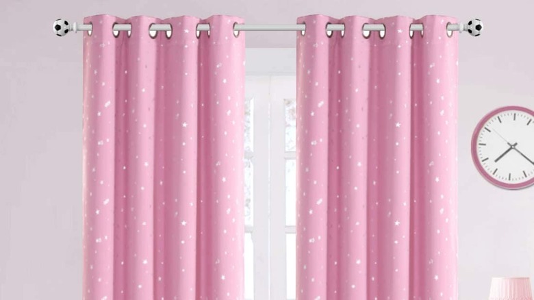 PrinceDeco Curtains Pink