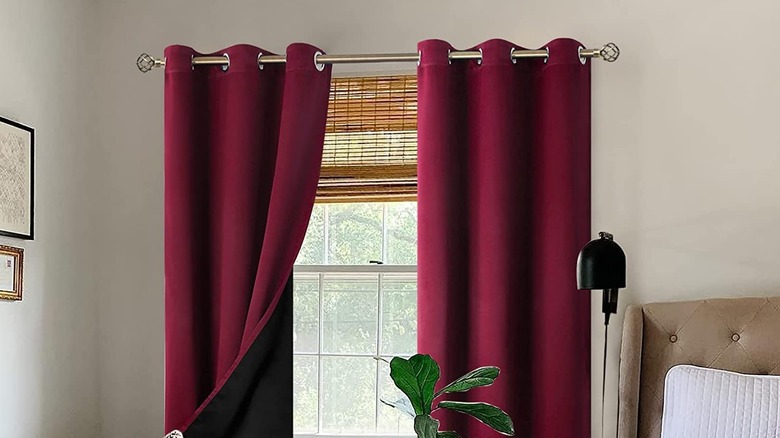 BGment Blackout Curtains Red