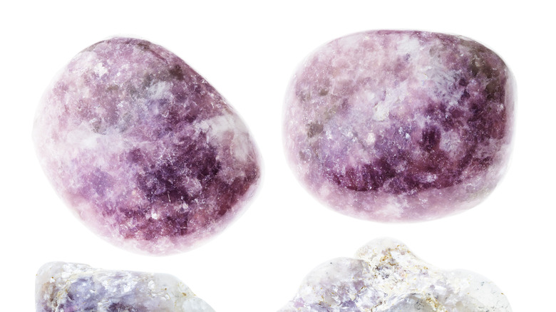 lepidolite stones