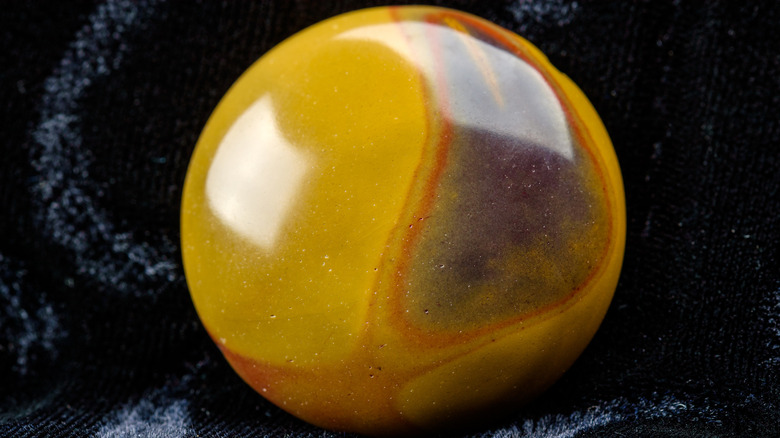 Yellow jasper sphere