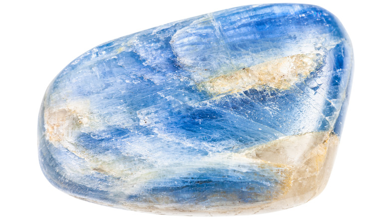 Blue kyanite healing stone