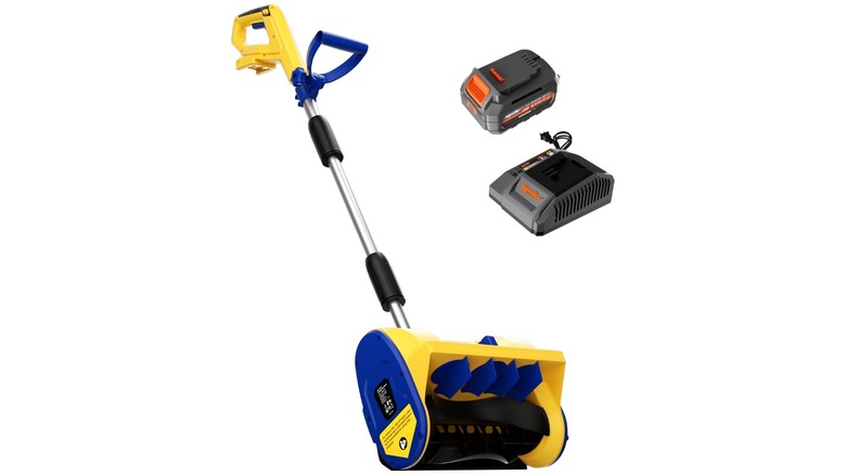 Mellif Cordless Snow Shovel with battery and charger