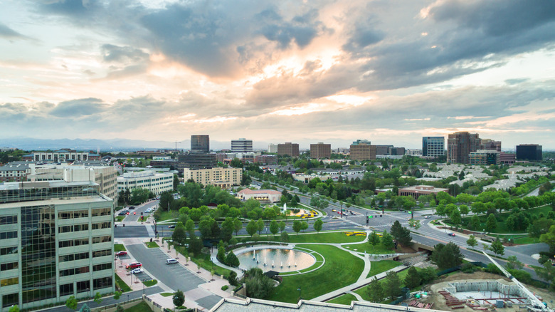 Aerial view of Greenwood Village