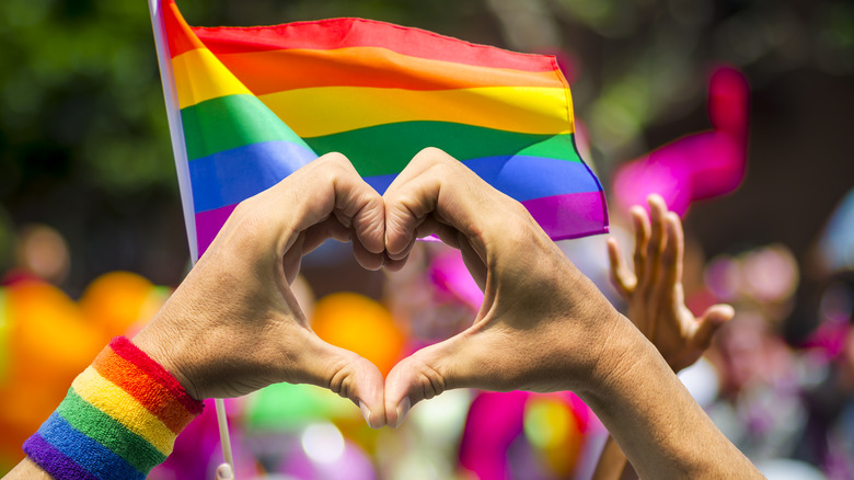 Scene from pride parade