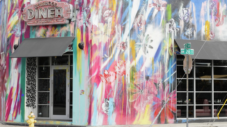 Wynwood business with colorful walls