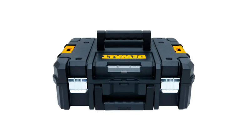 Blue Dewalt toolbox 