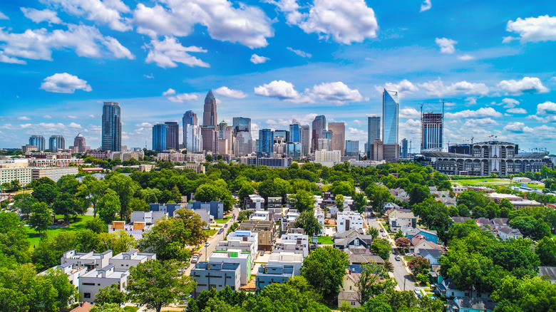 Charlotte skyline 