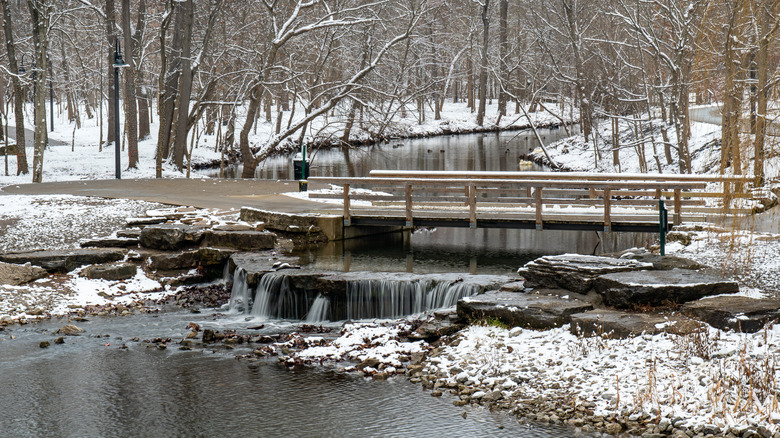 Waterfall at Creekside Park