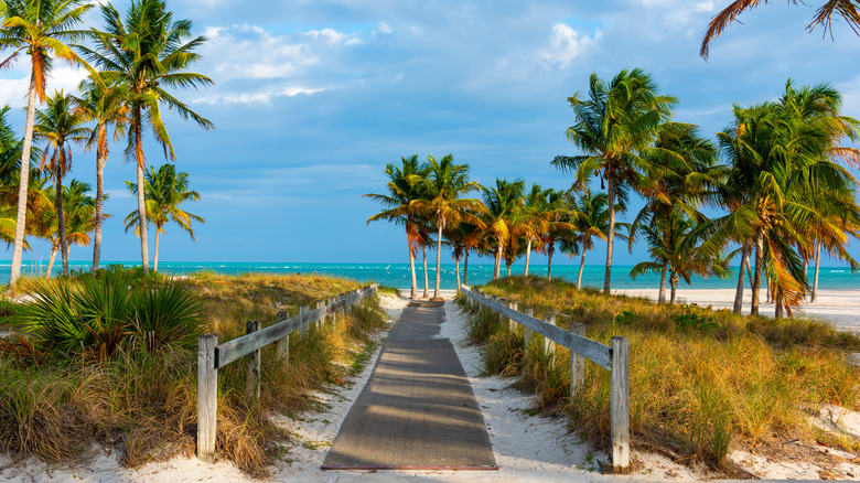 boardwalk in Key Biscayne