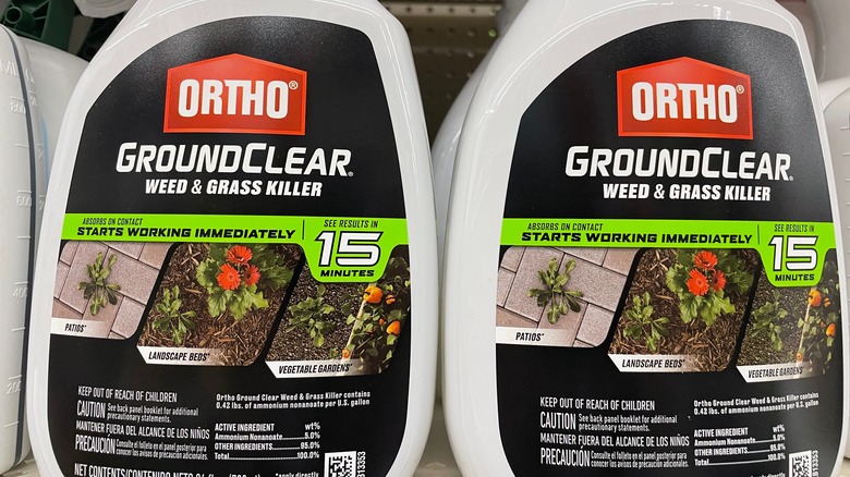 bottles of Ortho Ground Clear