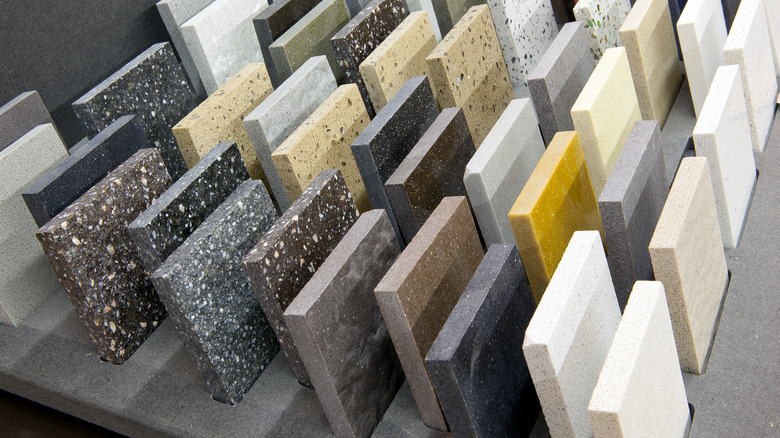 Selection of countertop materials