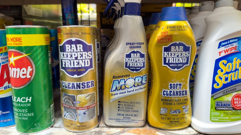 Bottles of Bar Keepers Friend