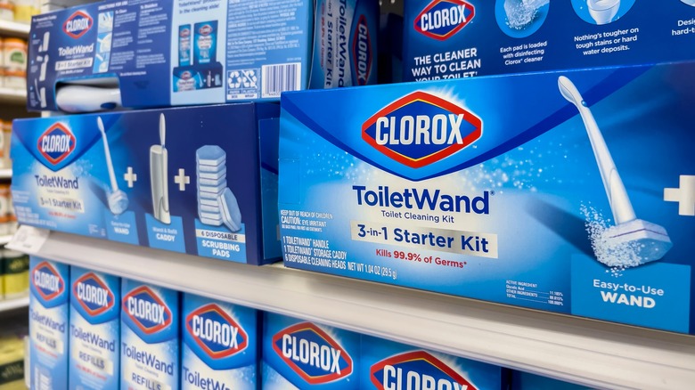 Clorox toilet wand in store