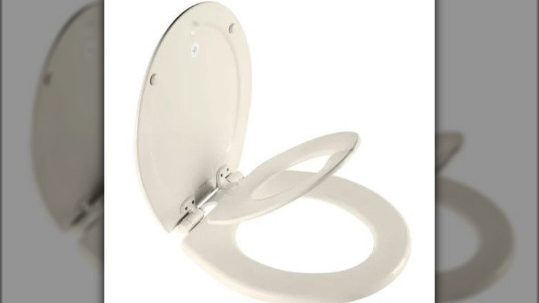 NextStep2 toilet seat in biscuit