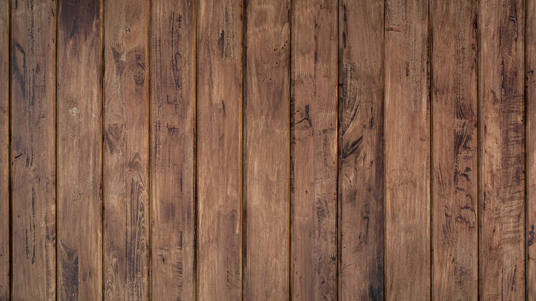 vintage wooden floor in house