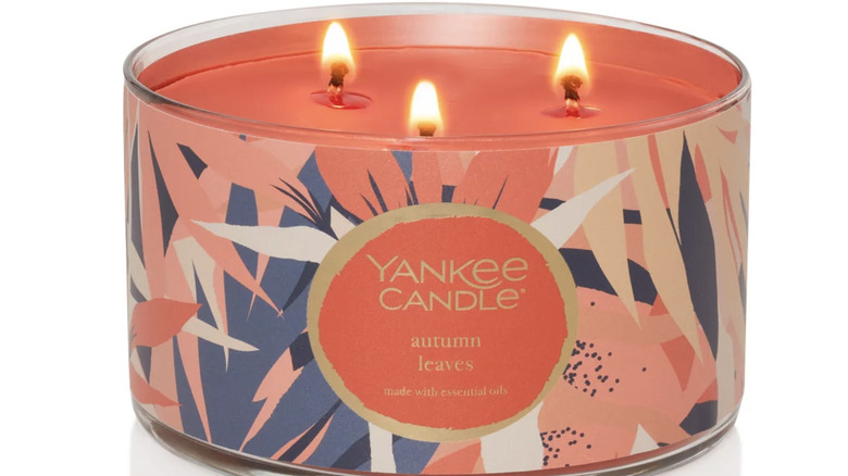 Autumn Leaves candle